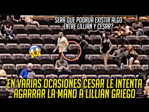 GRABAN A LILLIAN Y A CESAR SALIENDO DEL LUGAR CASI SE AGARRAN DE LA MANO