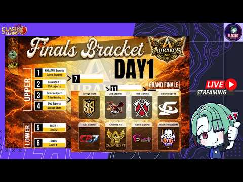 【クラクラ】AuraKos Finals Bracket DAY1 日本語配信 | clash of clans
