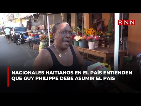 Nacionales haitianos en el país entienden que Guy Philippe debe asumir el país