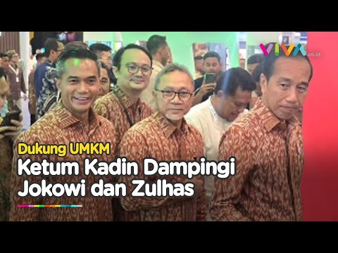 Anindya Bakrie Dampingi Jokowi dan Mendag Zulhas di Trade Expo 2024