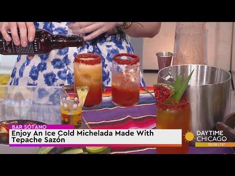 Enjoy An Ice Cold Michelada Made With Tepache Sazón