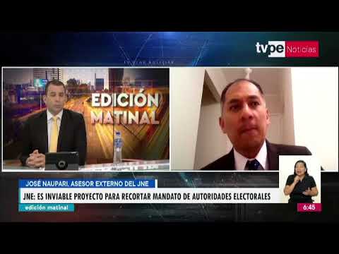Edición Matinal | José Naupari, asesor externo del JNE - 10/02/2023