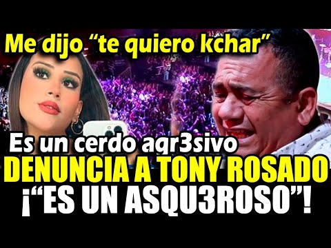 Cantante denuncia a Tony Rosado por agresi0n y ac0s0 y el ministerio de la mujer se pronuncia