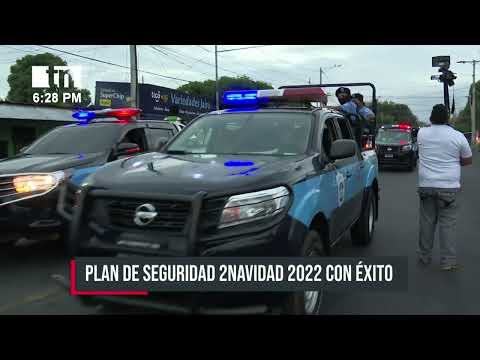 Plan de seguridad «Navidad 2022» con resultados exitosos en Nicaragua