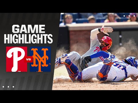 Phillies vs. Mets Game Highlights (4/23/25) | MLB Highlights