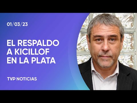 Jorge Ferraresi en La Plata: Kicillof puso de pie a la provincia