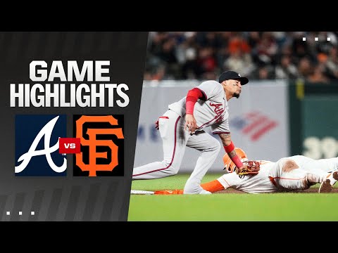 Braves vs. Giants Game Highlights (8/13/24) | MLB Highlights