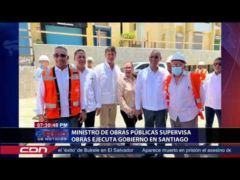 Ministro de Obras Públicas supervisa obras ejecuta Gobierno en Santiago