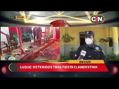 Varios detenidos tras fiesta clandestina en Luque