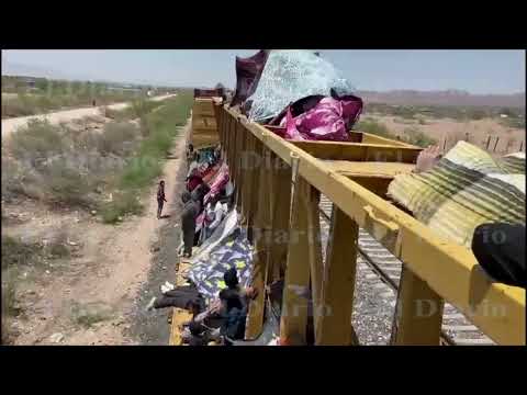 migrantes en el tren