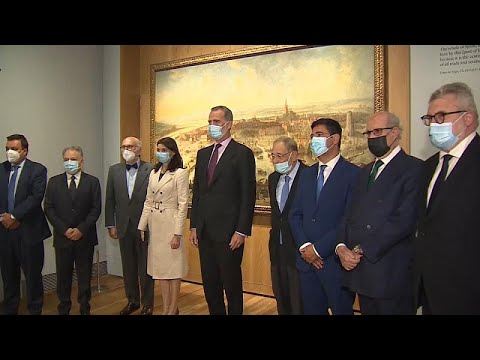 Felipe VI inaugura la exposición del Prado sobre el arte iberoamericano