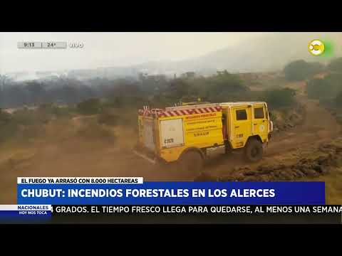 Chubut: incendios forestales en Los Alerces ? HNT a las 8 ? 12-02-24