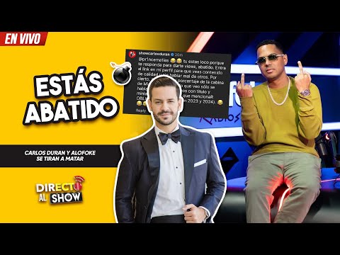 EN VIVO | Carlos Duran manda a bañar a Santiago Matías ''ESTÁS ABATIDO''