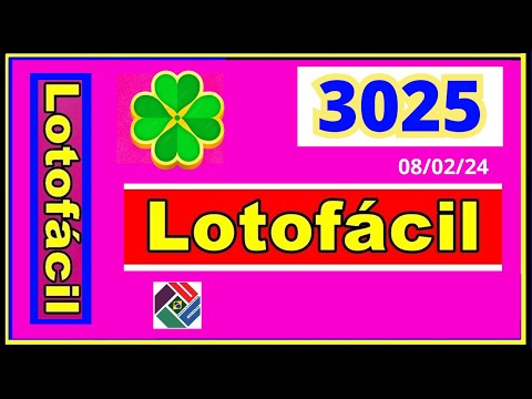 LotoFacil 3025 - Resultado da Lotofacil Concurso 3025