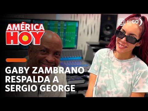 América Hoy: Gaby Zambrano defendió a Sergio George (HOY)