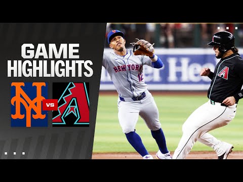 Mets vs. D-backs Game Highlights (8/29/24) | MLB Highlights