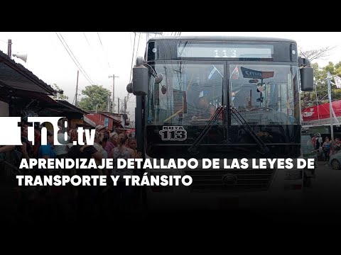 Capacitan a transportistas para disminuir accidentes de transito en las vías de ciudad Sandino