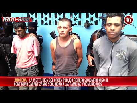 Desarticulan banda delincuencial en Jinotega que tenía drogas y armas – Nicaragua