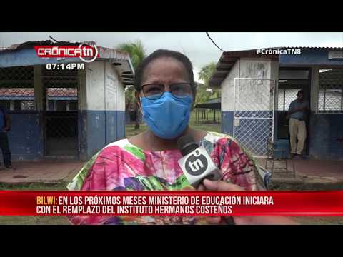 Bilwi: Gobierno de Nicaragua renovará histórico instituto Hermanos Costeños