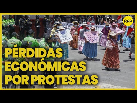 Perú en crisis: Pérdidas por protestas alcanzarían los 3000 millones de soles