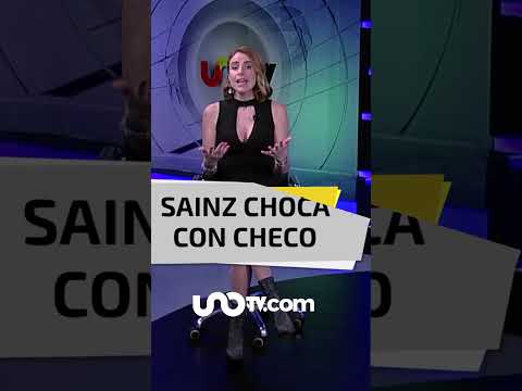 Sainz choca con Checo en el circuito de Bakú a 2 vueltas del final