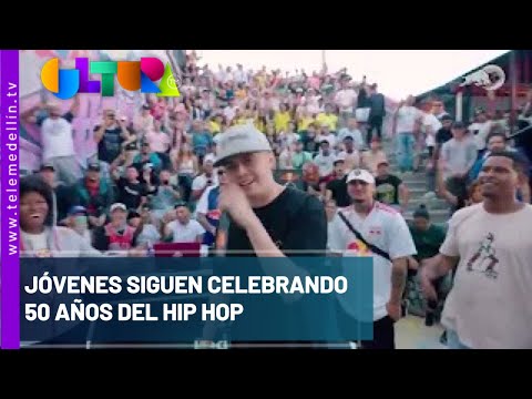 Jóvenes siguen celebrando 50 años del hip hop - Telemedellín