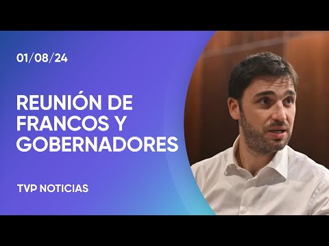 Ignacio Torres, gobernador de Chubut, habló de la reuniòn con Francos y de proyectos a futuro