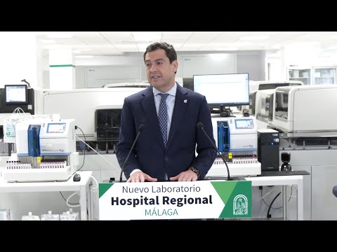 El nuevo laboratorio del Hospital Materno Infantil de Málaga permitirá hacer 12.800 test a la h
