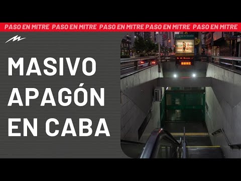 Masivo apagón en CABA: cierran estaciones de subte y hay demoras en varios accesos