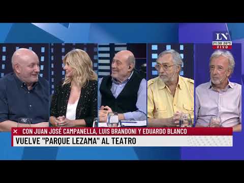 Vuelve Parque Lezama al teatro. Con Campanella, Brandoni y Eduardo Blanco.