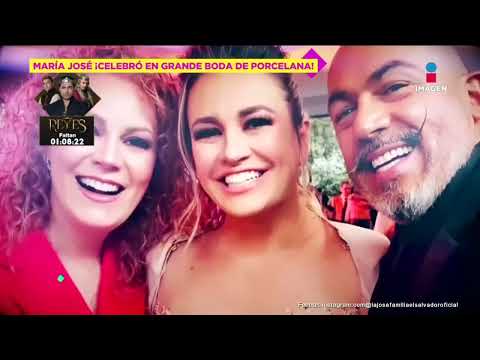 María José CELEBRA 20 años de matrimonio con Mauricio García al lado de su familia | DPM