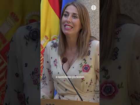 María Guardiola, muy emocionada y feliz tras superar la #sepsis que la obligó a estar en la UCI