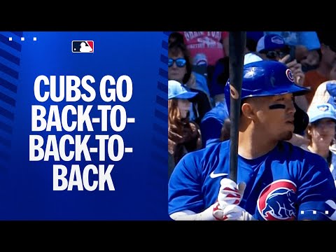 The Cubs SMASH three in a row!