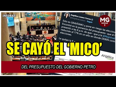 ATENCIÓN!!!  Se cayó el ‘mico’ del presupuesto del Gobierno Petro