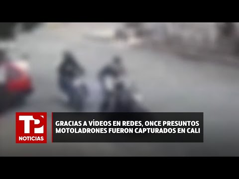 Gracias a vídeos en redes, once presuntos motoladrones fueron capturados en Cali |22.05.2024| TPN