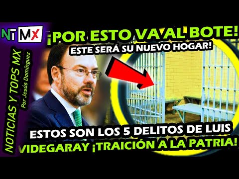 LUIS VIDEGARAY NO SE SALVA ¡ ESTOS SON LOS 5 DELITOS POR LOS CUALES EL EX CANCILLER IRIA AL BOTE !