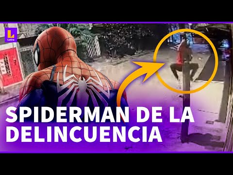 El Spiderman de la delincuencia: Hombre entra y sale escalando de vivienda en segundos