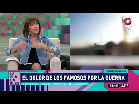 #implacables | El dolor de los famosos por la guerra: Liberen a los inocentes, detengan esto