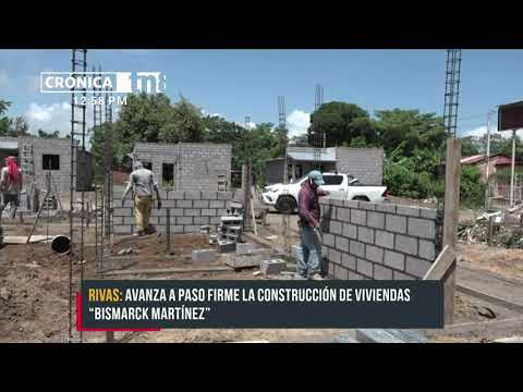 Avanza construcción de viviendas «Bismarck Martínez» en Rivas - Nicaragua