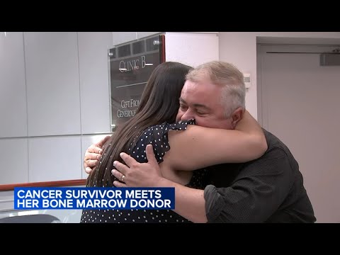 Cancer survivor and bone marrow donor who saved her life meet in Maywood