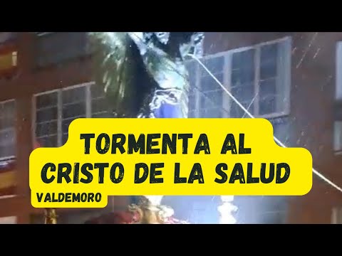 ? FUERTE TORMENTA al CRISTO de la SALUD en Valdemoro “Reventón Húmedo” #eltiempo #tormenta