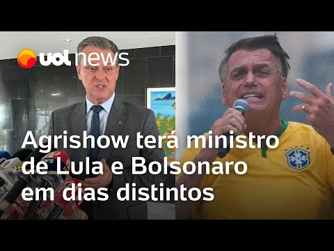 Agrishow 2024 terá ministro de Lula e Bolsonaro em dias distintos para evitar saia justa