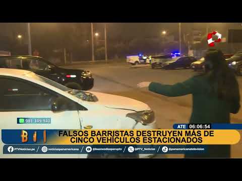 A pocas horas del Clásico: vándalos destrozan más de 5 vehículos estacionados cerca al Monumental