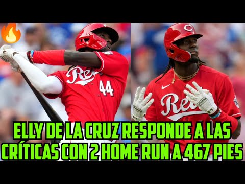 Elly de la Cruz responde a quienes lo critican con 2 Home Run de 467 pies de distancia - La Cocoa