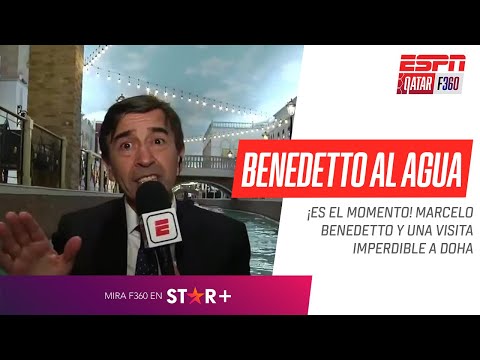 ¡BENEDETTOUR IMPERDIBLE! #Benedetto por la capital de #Qatar casi nos regala el BLOOPER DEL AÑO