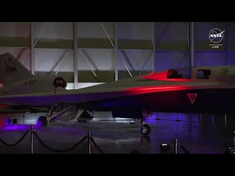 NASA's new supersonic X-59 plane unveiled