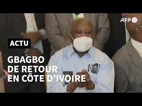 Côte d'Ivoire: l'ex-président Laurent Gbagbo est de retour | AFP