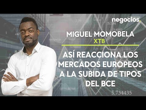 Miguel Momobela (XTB): Así reacciona los mercados europeos a la subida de tipos del BCE