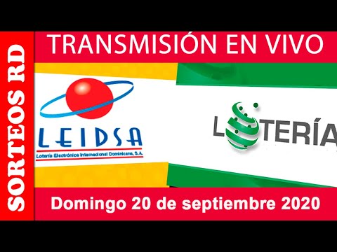 LEIDSA y Loteria Nacional en  VIVO / domingo 20 de septiembre 2020
