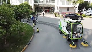شاحنات تنظيف الشوارع ذاتية القيادة